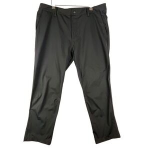 Rhone Commuter Pants Mens 38 Black Technical Performance Golf Trousers